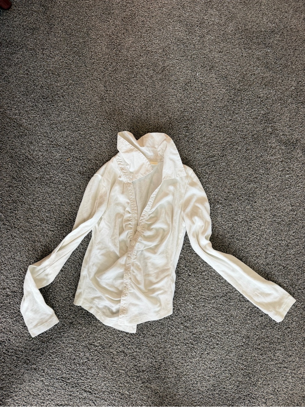 Anthropologie Maeve Classic White Button Shirt